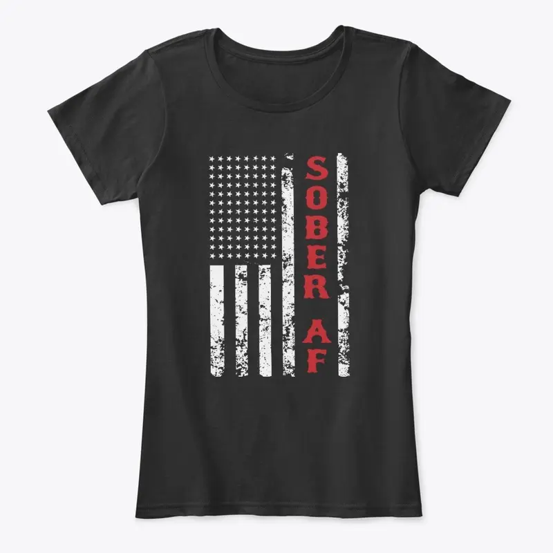 American Sober AF Comfort Tshirt