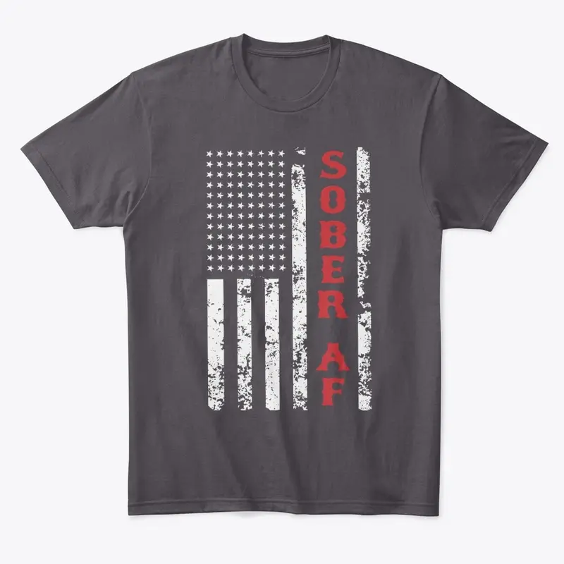 American Sober AF Comfort Tshirt