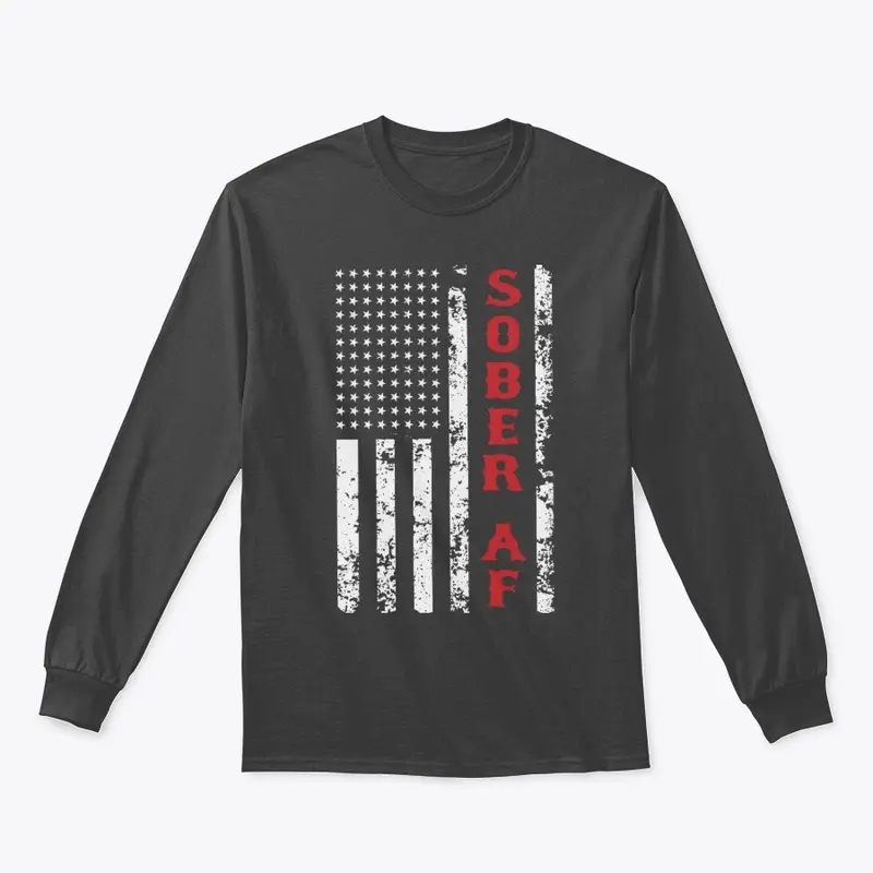 American Sober AF Comfort Tshirt